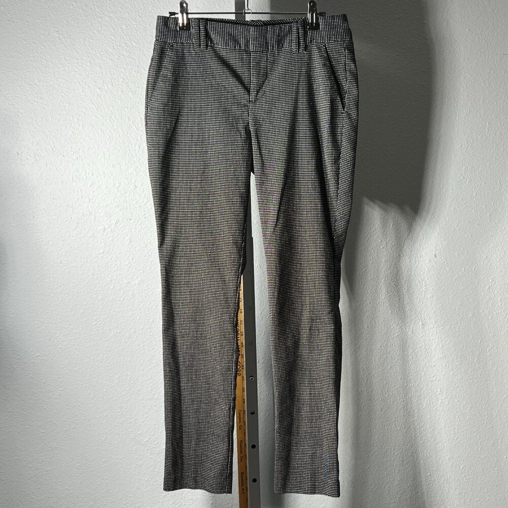 Calvin Klein Black & White Geometric Pattern Dress Pants SZ 0